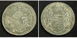 1 Thaler Royaume de Hongrie (1000-1918) Argent Maria Theresa of Austria (1717 - 1780)