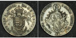 1 Thaler Royaume de Hongrie (1000-1918) Argent Joseph II, Holy Roman Emperor  (1741 - 1790)