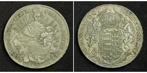 1 Thaler Royaume de Hongrie (1000-1918) Argent Maria Theresa of Austria (1717 - 1780)