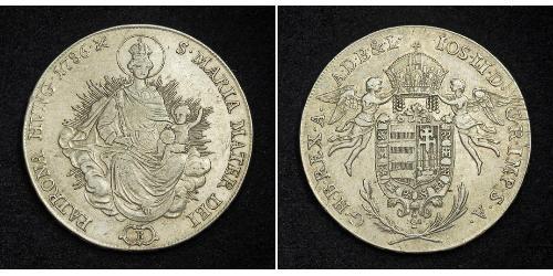 1 Thaler Royaume de Hongrie (1000-1918) Argent Joseph II, Holy Roman Emperor  (1741 - 1790)