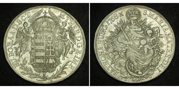 1 Thaler Royaume de Hongrie (1000-1918) Argent Maria Theresa of Austria (1717 - 1780)