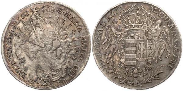 1 Thaler Royaume de Hongrie (1000-1918) Argent Maria Theresa of Austria (1717 - 1780)