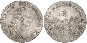 1 Thaler Royaume de Prusse (1701-1918) Argent Frédéric II de Prusse (1712 – 1786)