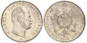 1 Thaler Royaume de Prusse (1701-1918) Argent Wilhelm I, German Emperor (1797-1888)