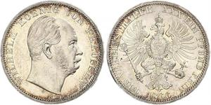 1 Thaler Royaume de Prusse (1701-1918) Argent Wilhelm I, German Emperor (1797-1888)