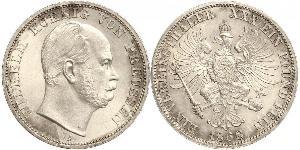 1 Thaler Royaume de Prusse (1701-1918) Argent Wilhelm I, German Emperor (1797-1888)