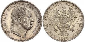 1 Thaler Royaume de Prusse (1701-1918) Argent Wilhelm I, German Emperor (1797-1888)