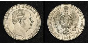 1 Thaler Royaume de Prusse (1701-1918) Argent Frédéric-Guillaume IV de Prusse (1795 - 1861)