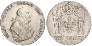 1 Thaler Royaume de Prusse (1701-1918) Argent Frédéric-Guillaume II de Prusse