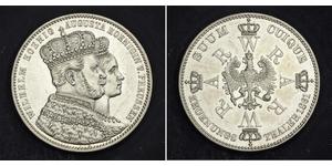 1 Thaler Royaume de Prusse (1701-1918) Argent Wilhelm I, German Emperor (1797-1888)