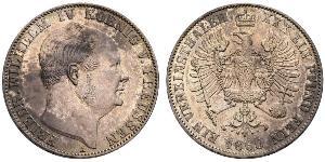 1 Thaler Royaume de Prusse (1701-1918) Argent Frédéric-Guillaume IV de Prusse (1795 - 1861)