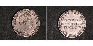 1 Thaler Royaume de Prusse (1701-1918) Argent Frédéric-Guillaume IV de Prusse (1795 - 1861)