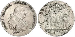 1 Thaler Royaume de Prusse (1701-1918) Argent Frédéric-Guillaume II de Prusse