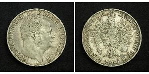 1 Thaler Royaume de Prusse (1701-1918) Argent Frédéric-Guillaume IV de Prusse (1795 - 1861)