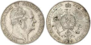 1 Thaler Royaume de Prusse (1701-1918) Argent Frédéric-Guillaume IV de Prusse (1795 - 1861)