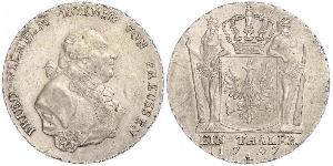 1 Thaler Royaume de Prusse (1701-1918) Argent Frédéric-Guillaume II de Prusse