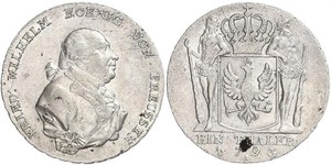 1 Thaler Royaume de Prusse (1701-1918) Argent Frédéric-Guillaume II de Prusse