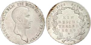 1 Thaler Royaume de Prusse (1701-1918) Argent Frédéric-Guillaume III de Prusse (1770 -1840)