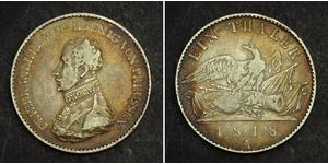 1 Thaler Royaume de Prusse (1701-1918) Argent Frédéric-Guillaume III de Prusse (1770 -1840)