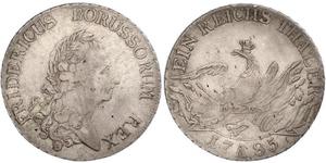 1 Thaler Royaume de Prusse (1701-1918) Argent Frédéric II de Prusse (1712 – 1786)