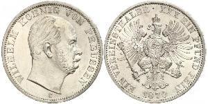 1 Thaler Royaume de Prusse (1701-1918) Argent Wilhelm I, German Emperor (1797-1888)