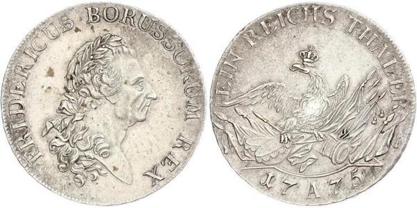 1 Thaler Royaume de Prusse (1701-1918) Argent Frédéric II de Prusse (1712 – 1786)