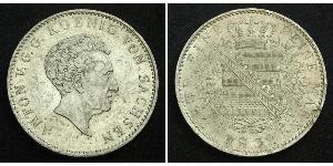 1 Thaler Royaume de Saxe (1806 - 1918) Argent 