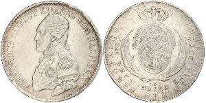 1 Thaler Royaume de Saxe (1806 - 1918) Argent Frédéric-Auguste Ier de Saxe