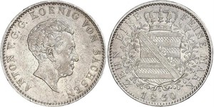 1 Thaler Royaume de Saxe (1806 - 1918) Argent 