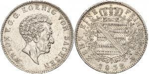 1 Thaler Royaume de Saxe (1806 - 1918) Argent 