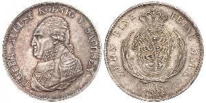 1 Thaler Royaume de Saxe (1806 - 1918) Argent Frédéric-Auguste Ier de Saxe