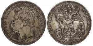 1 Thaler Royaume de Saxe (1806 - 1918) Argent Jean Ier de Saxe (1801-1873)