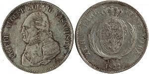 1 Thaler Royaume de Saxe (1806 - 1918) Argent Frédéric-Auguste Ier de Saxe