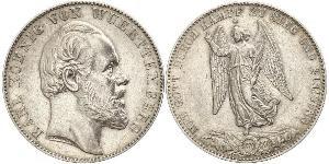 1 Thaler Royaume de Wurtemberg (1806-1918) Argent Charles Ier de Wurtemberg