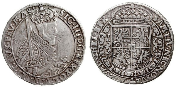 1 Thaler République des Deux Nations (1569-1795) Argent Sigismund III