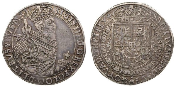 1 Thaler République des Deux Nations (1569-1795) Argent Sigismund III