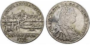 1 Thaler Saint-Empire romain germanique (962-1806) Argent François Ier du Saint-Empire(1708-1765)