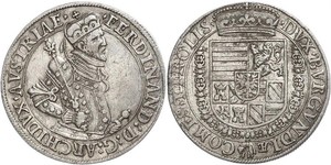 1 Thaler Saint-Empire romain germanique (962-1806) Argent Ferdinand II du Saint-Empire(1578 -1637)