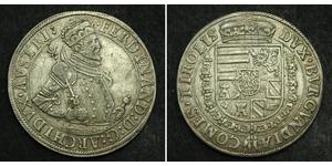 1 Thaler Saint-Empire romain germanique (962-1806) Argent Ferdinand II du Saint-Empire(1578 -1637)