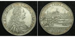 1 Thaler Saint-Empire romain germanique (962-1806) Argent François Ier du Saint-Empire(1708-1765)