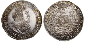 1 Thaler Saint-Empire romain germanique (962-1806) Argent Ferdinand III, Holy Roman Emperor (1608-1657)