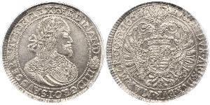 1 Thaler Saint-Empire romain germanique (962-1806) Argent Ferdinand III, Holy Roman Emperor (1608-1657)