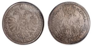 1 Thaler Saint-Empire romain germanique (962-1806) Argent Ferdinand II du Saint-Empire(1578 -1637)