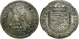 1 Thaler Saint-Empire romain germanique (962-1806) Argent Ferdinand II du Saint-Empire(1578 -1637)