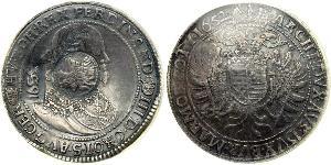 1 Thaler Saint-Empire romain germanique (962-1806) Argent Ferdinand III, Holy Roman Emperor (1608-1657)