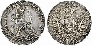 1 Thaler Saint-Empire romain germanique (962-1806) Argent Ferdinand III, Holy Roman Emperor (1608-1657)