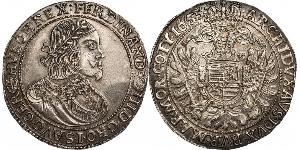 1 Thaler Saint-Empire romain germanique (962-1806) Argent Ferdinand III, Holy Roman Emperor (1608-1657)