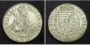 1 Thaler Saint-Empire romain germanique (962-1806) Argent Ferdinand II du Saint-Empire(1578 -1637)