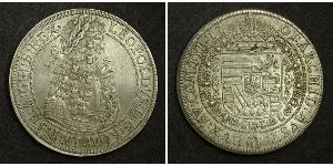 1 Thaler Saint-Empire romain germanique (962-1806) Argent Léopold Ier de Habsbourg(1640-1705)