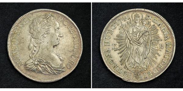 1 Thaler Saint-Empire romain germanique (962-1806) Argent Maria Theresa of Austria (1717 - 1780)